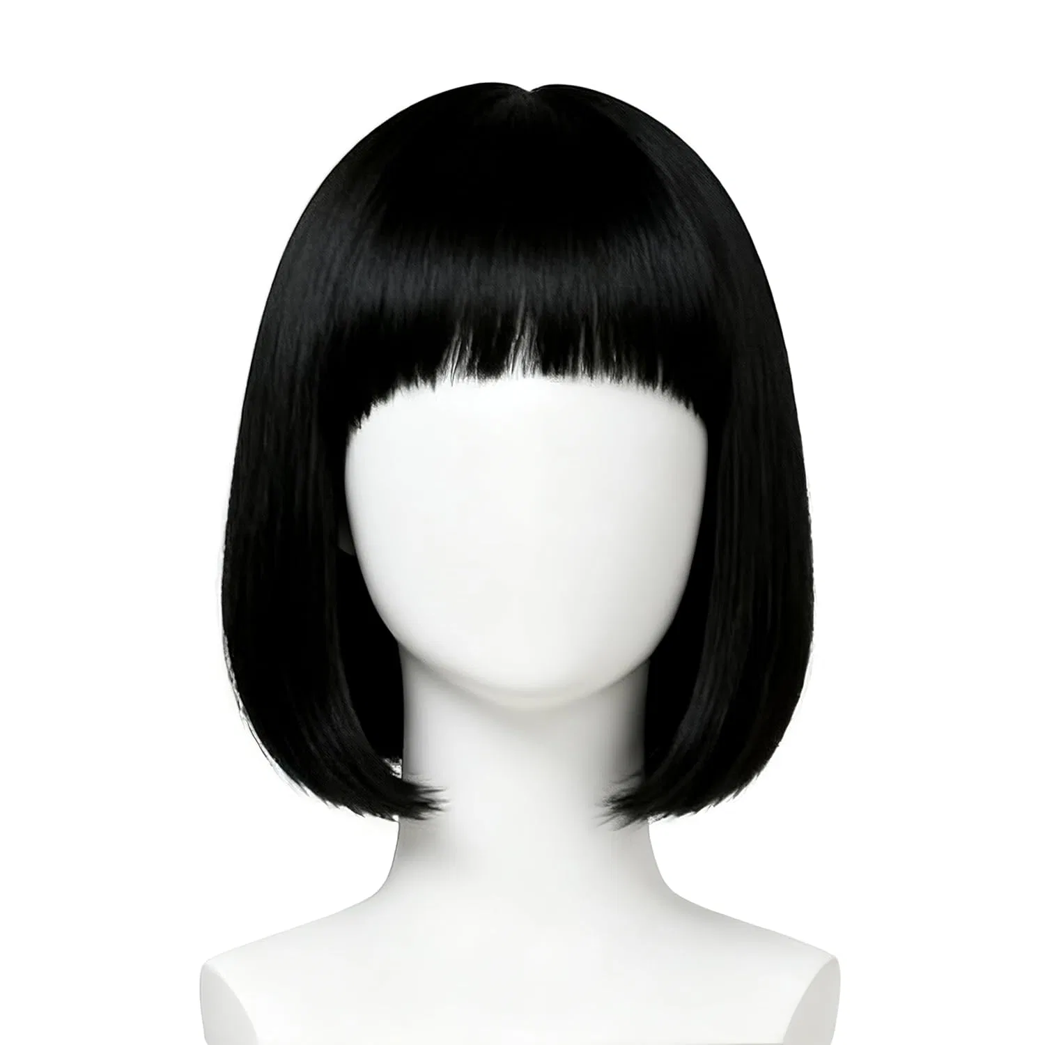 Черный парик-каре 35 см из синтетических волос Catmeye, Black
