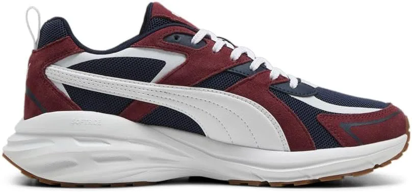 Мужские кожаные кроссовки Puma Hypnotic, темно-синий/белый/красный — фото 3