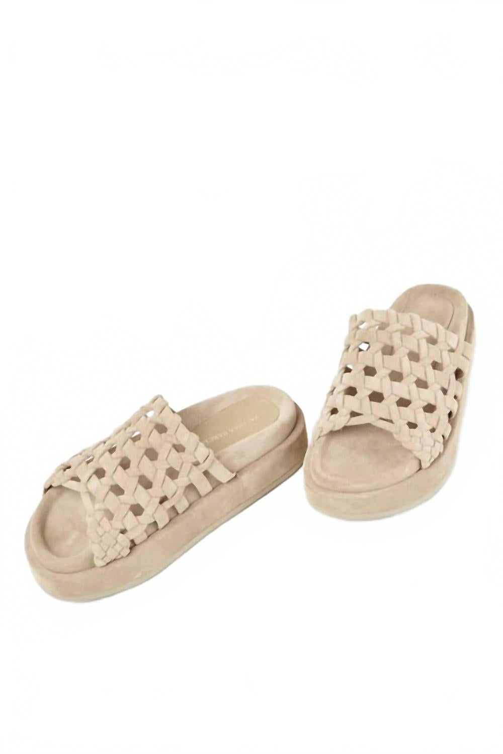 Women's Nadira Suede Flatform Slide In Corda Suede PALOMA BARCELO, Corda Suede