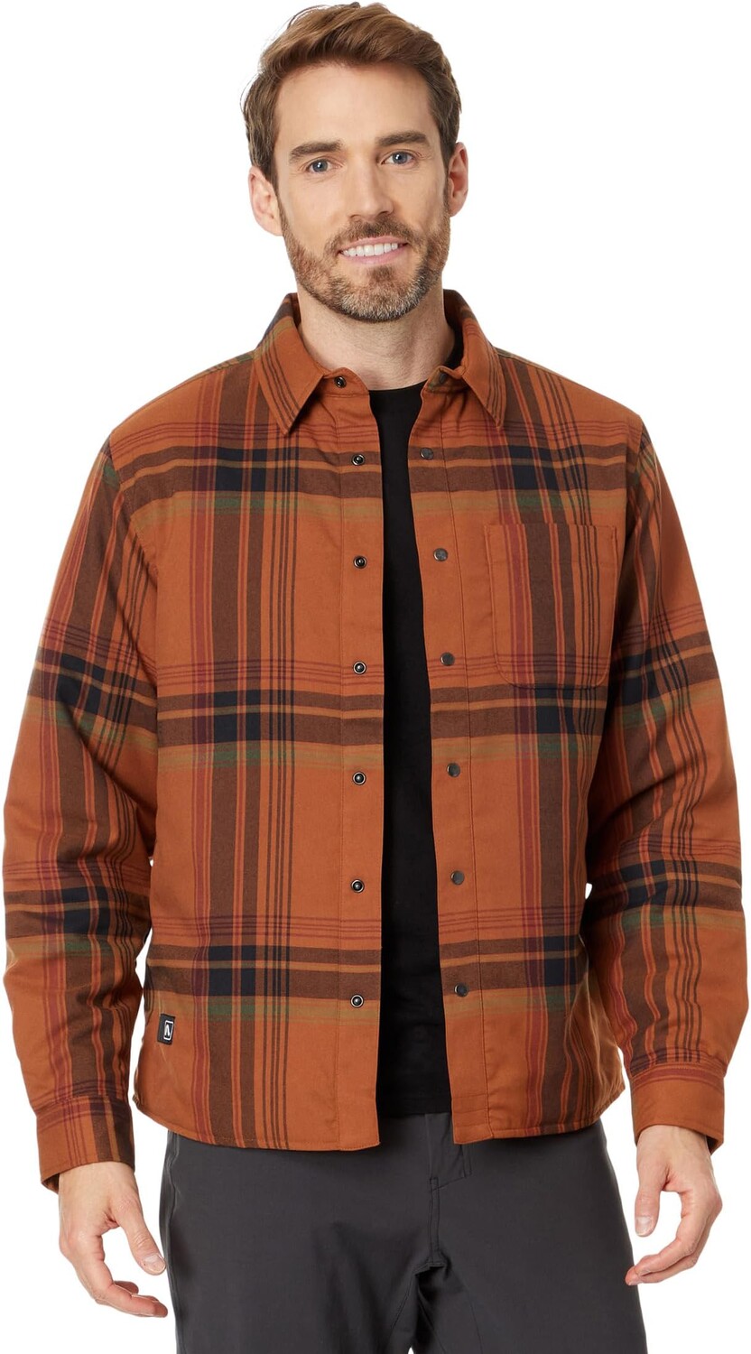 

Рубашка Flylow Sinclair Insulated Flannel, цвет Copper/Redwood