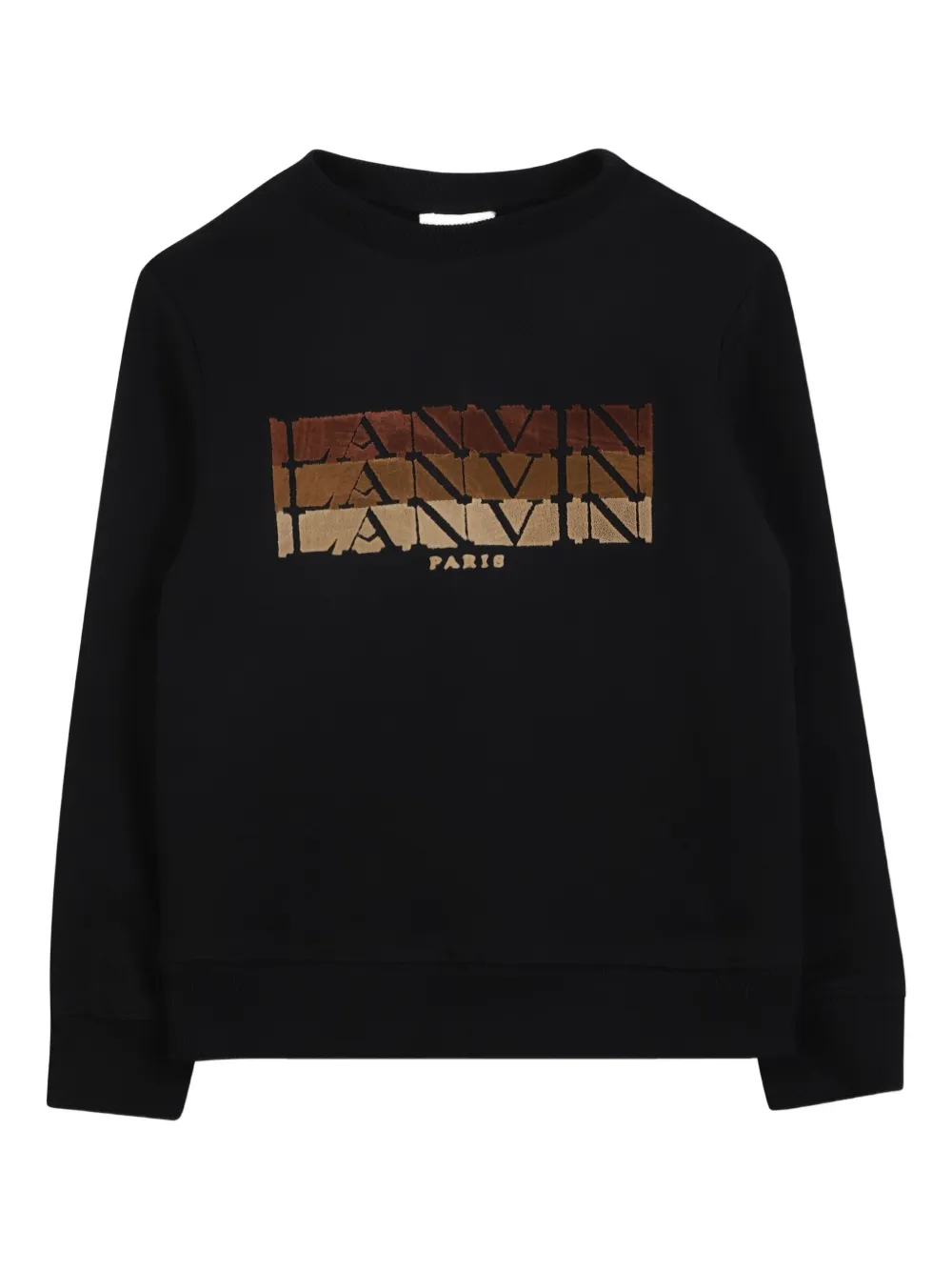 

Толстовка с логотипом Lanvin Enfant, черный
