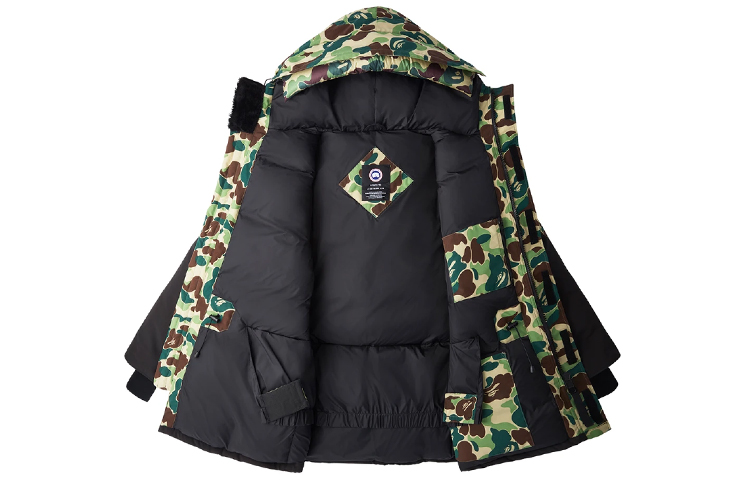 Canada Goose Куртка пуховая зимняя унисекс черная, Black — фото 4