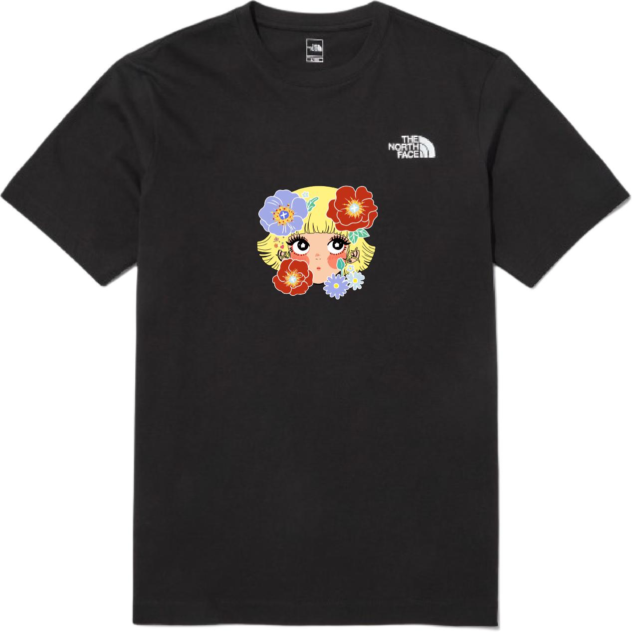 

THE NORTH FACE Футболка унисекс черная, Черный, THE NORTH FACE Футболка унисекс черная