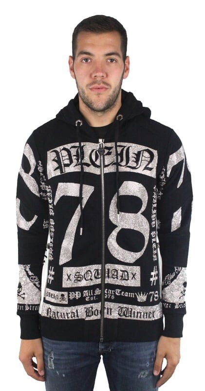 

Mjo0039 куртка с капюшоном myshadows 02 Philipp Plein, черный