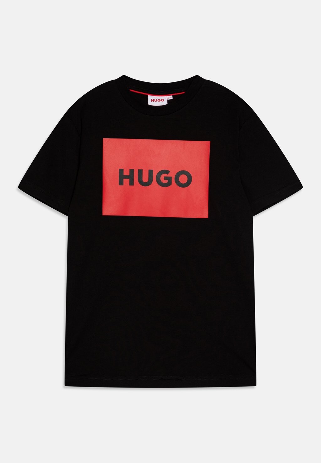 

Футболка с принтом SHORT SLEEVES TEE HUGO Kids, черный