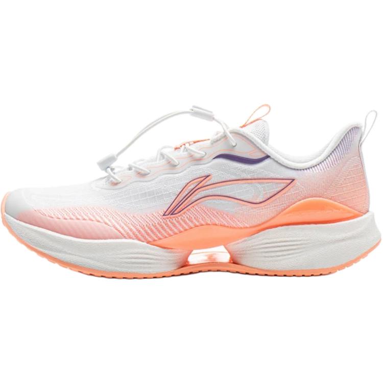 

Кроссовки для бега с амортизаторами Rebound Low Top для детей и подростков LINING YOUNG, белый/оранжевый