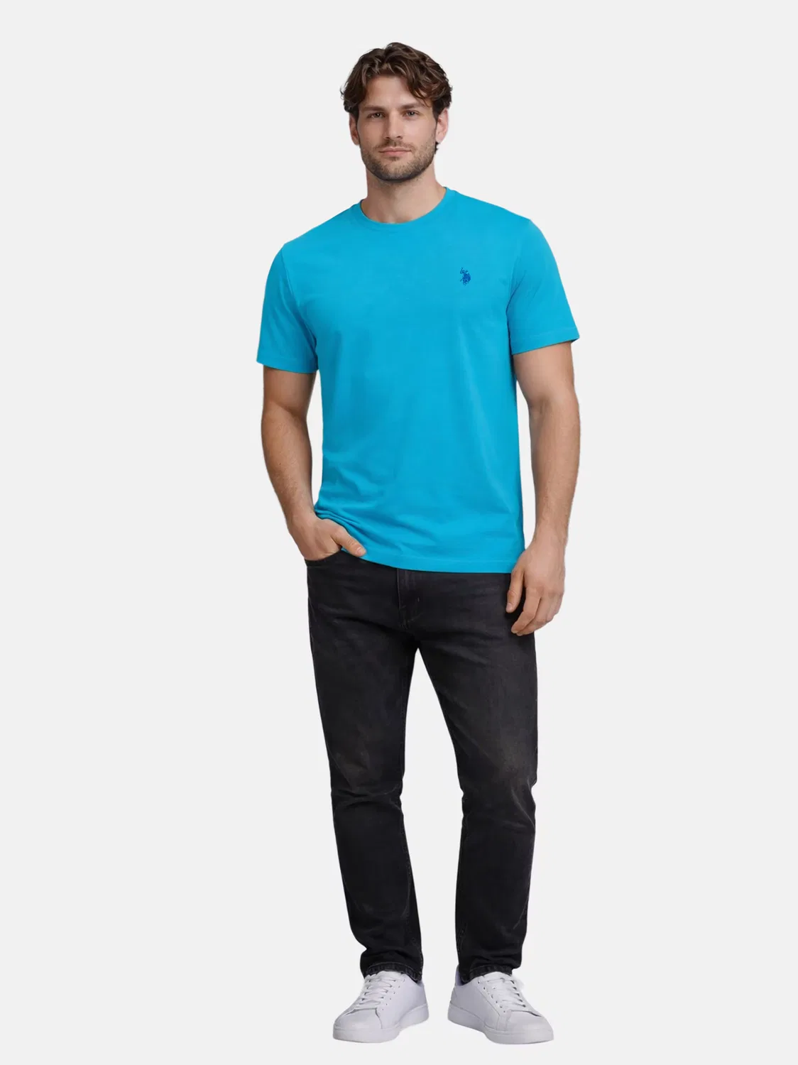 Футболка U.S. Polo Assn., Aqua — фото 4