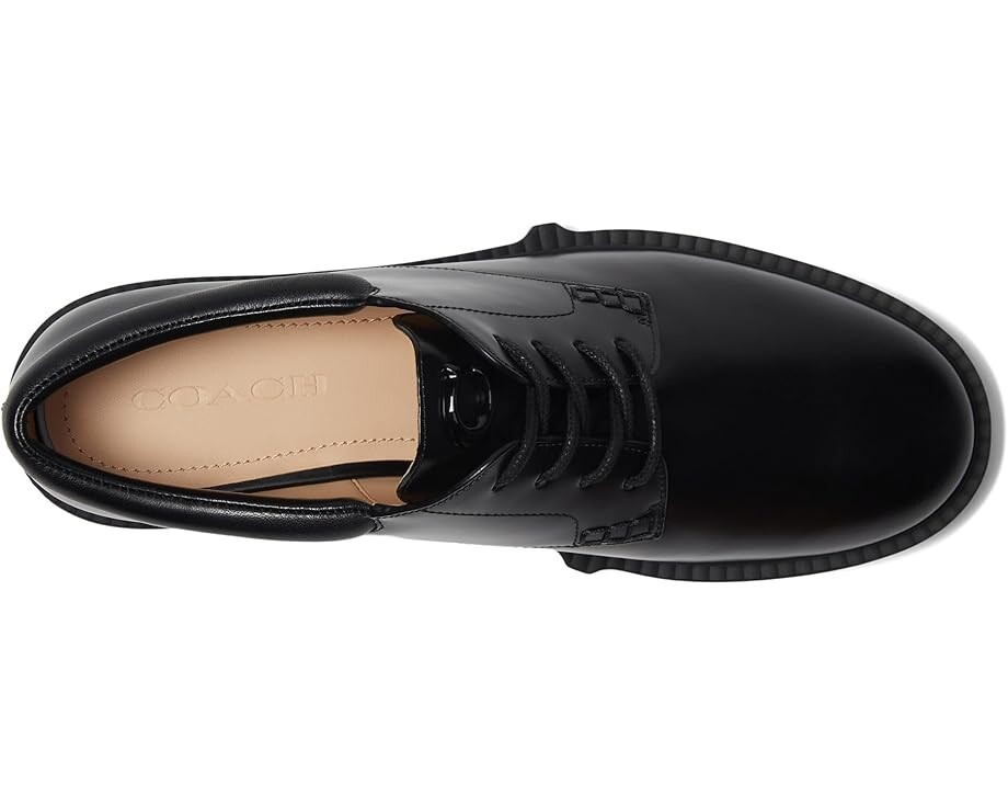 Оксфорды COACH Lyla Leather Derby, черный — фото 2