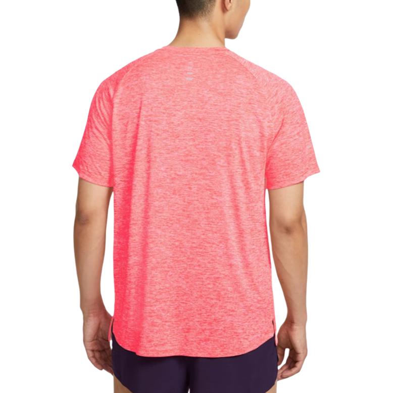Мужская футболка для бега Stride Dri FIT Adv с короткими рукавами Nike, темно-оранжевый — фото 3