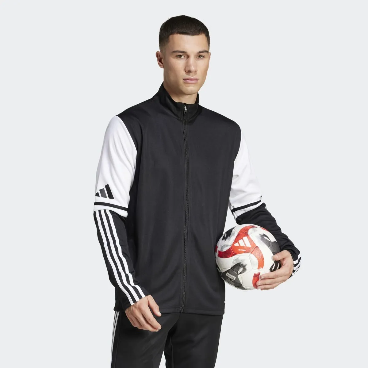 Мужская тренировочная куртка Adidas Squadra 25, черный — фото 4