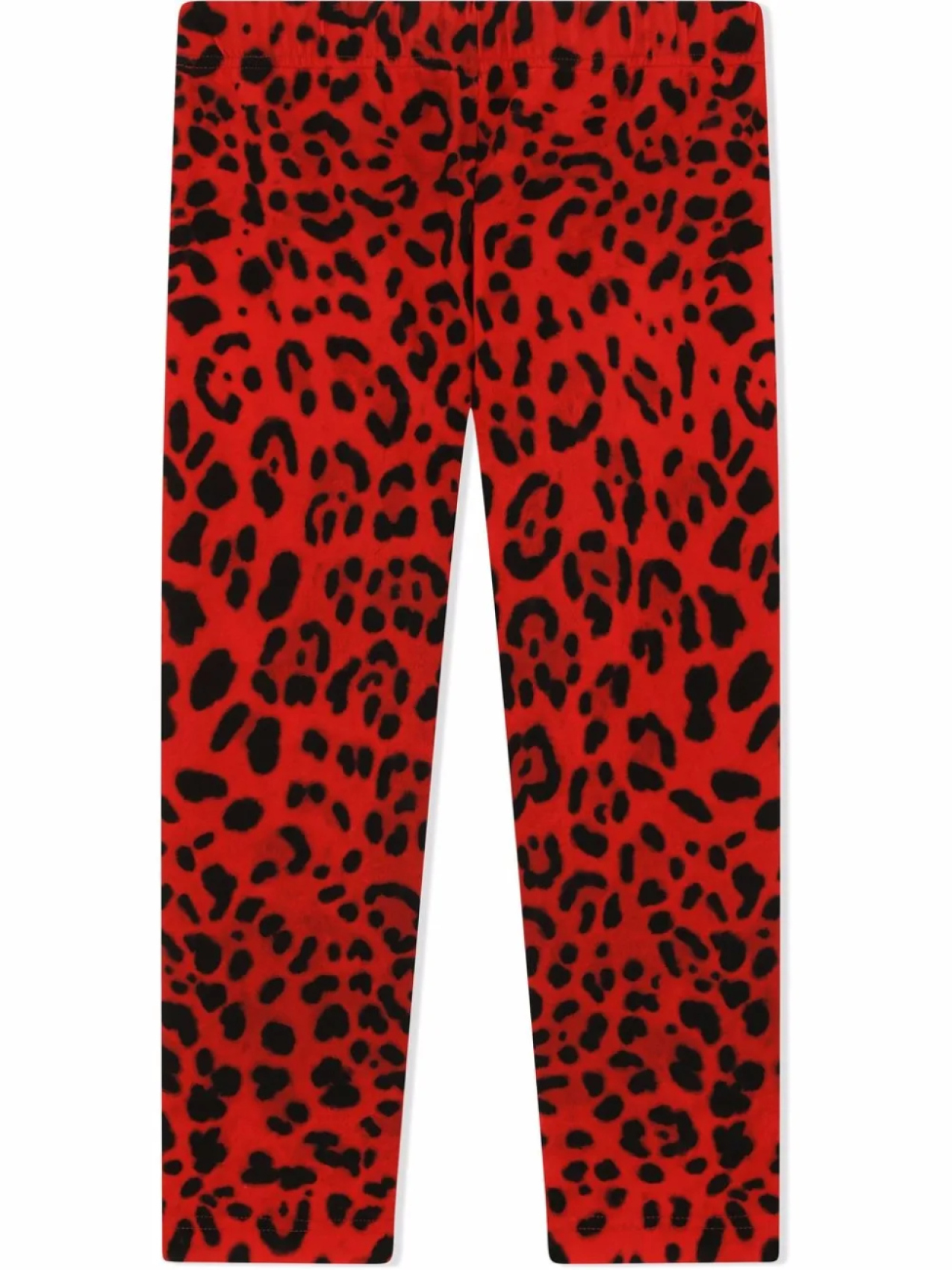 

Dolce & Gabbana Kids леггинсы с леопардовым принтом, красный