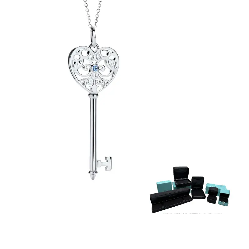 

TIFFANY & CO. Коллекция Keys 925 серебряные колье Unisex Silver
