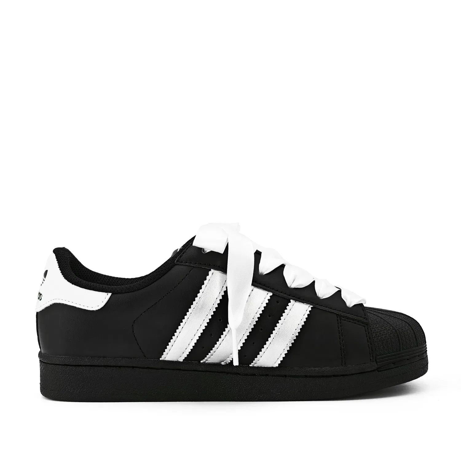 Детские кеды с принтом Adidas Originals Superstar 2, Black & White — фото 4