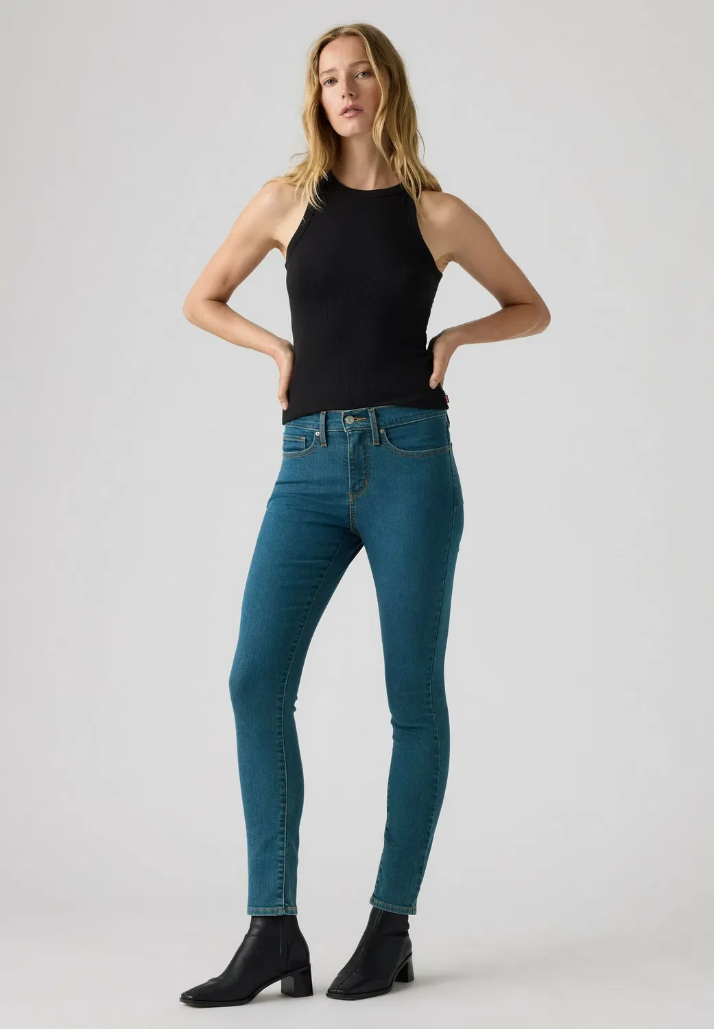 311 - джинсы-скинни с зауженным кроем Levi'S, Tree Time - Med Indigo - Flat Finish - — фото 2