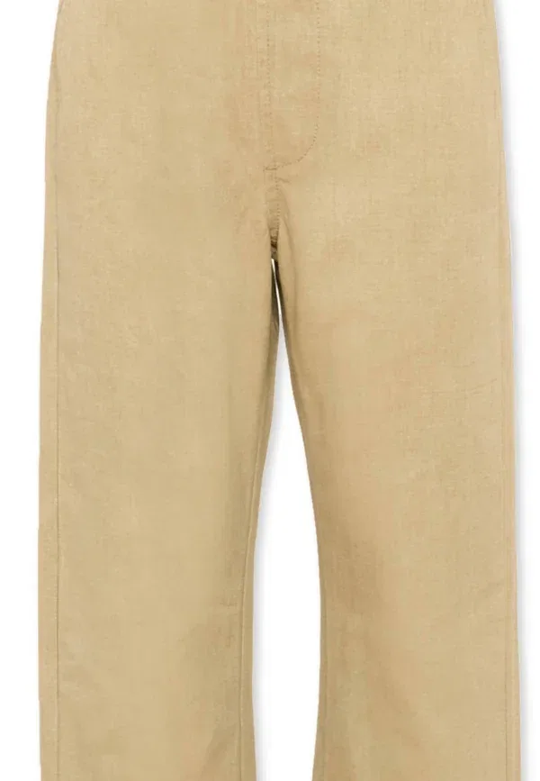 Брюки хлопковые Pantaloni Tru Trussardi Junior, коричневый — фото 3