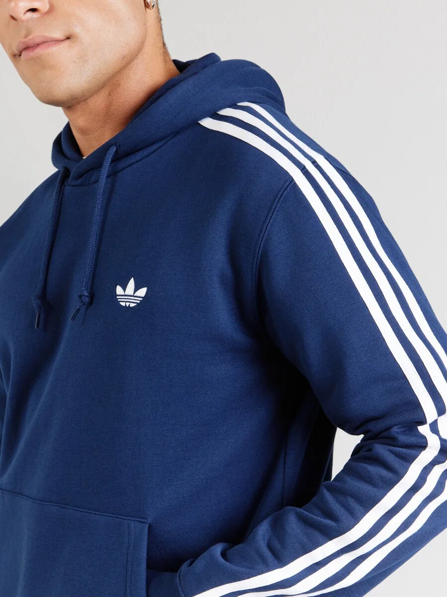 Толстовка ADIDAS ORIGINALS темно-синего цвета — фото 3