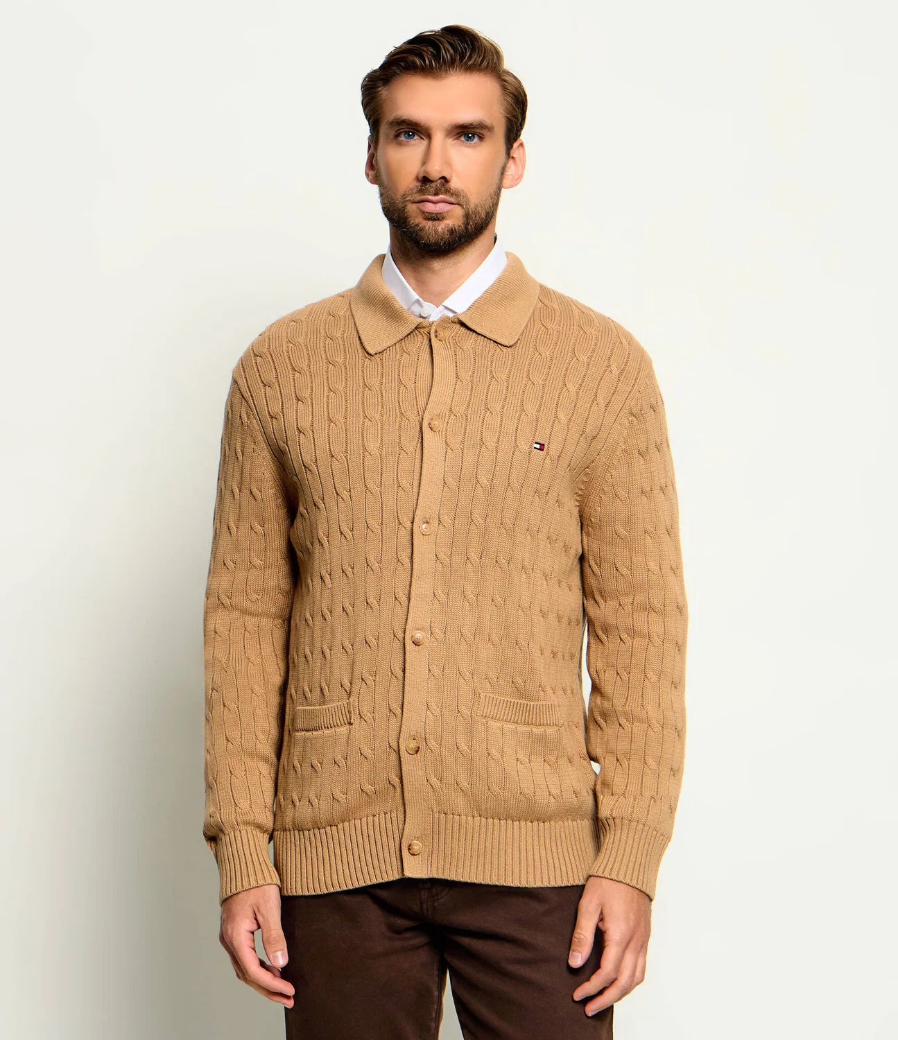Кардиган Regular Fit Tommy Hilfiger, Cammello