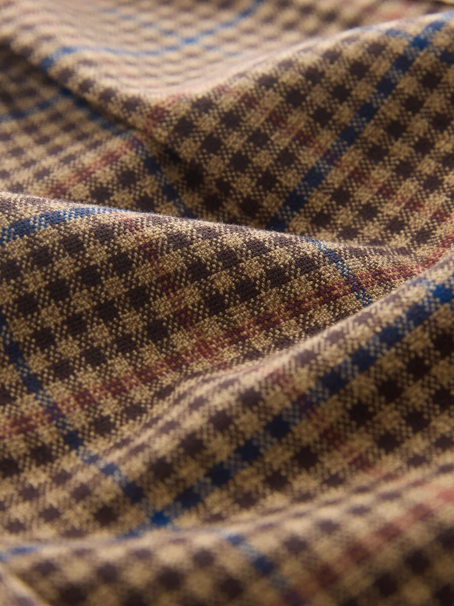 Брюки Next Barrel Pants 'Cosy Smart' в шоколадном цвете — фото 4