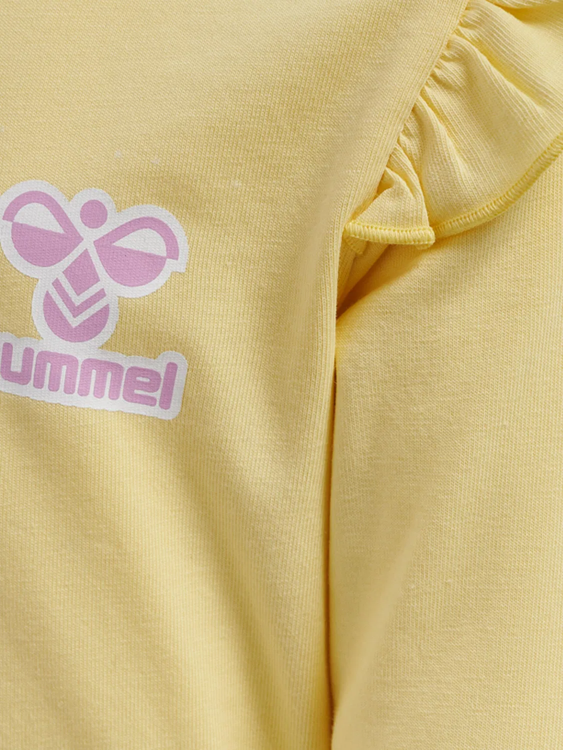 Детская футболка с длинным рукавом Hmlmirabel Hummel, Gelb Hellgelb — фото 3