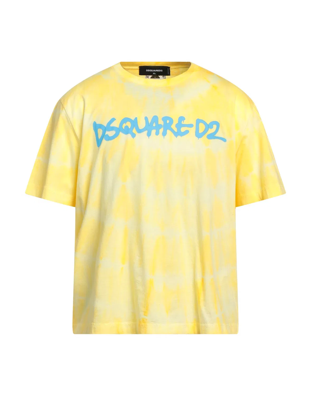 Мужская футболка с принтом Dsquared2, желтый