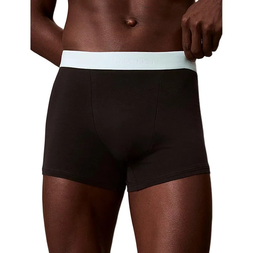 Мужской комплект трусов-боксеров из 3 штук Calvin Klein, 3 Pack (Black) — фото 3