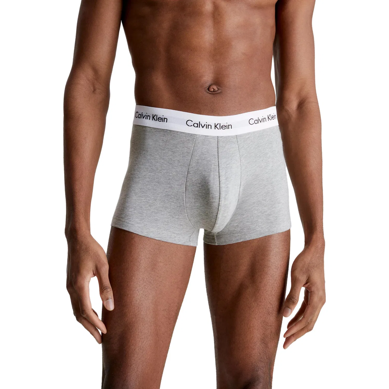 Мужские боксеры-слипы, комплект из 3 штук, Calvin Klein, White/Black/Gray — фото 4