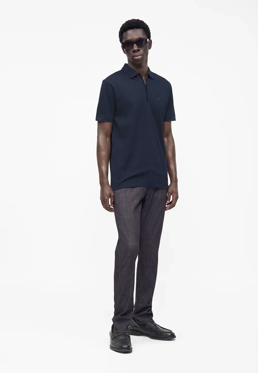 Джинсы зауженного кроя Emporio Armani, Black Denim — фото 2