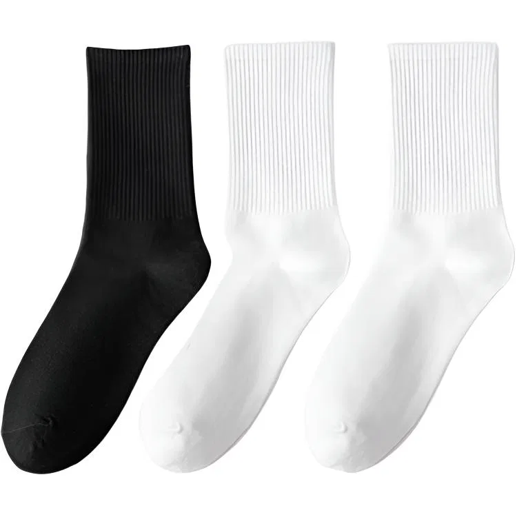 Детские носки-гольфы, комплект из 3 пар, MADALLO, Black/White