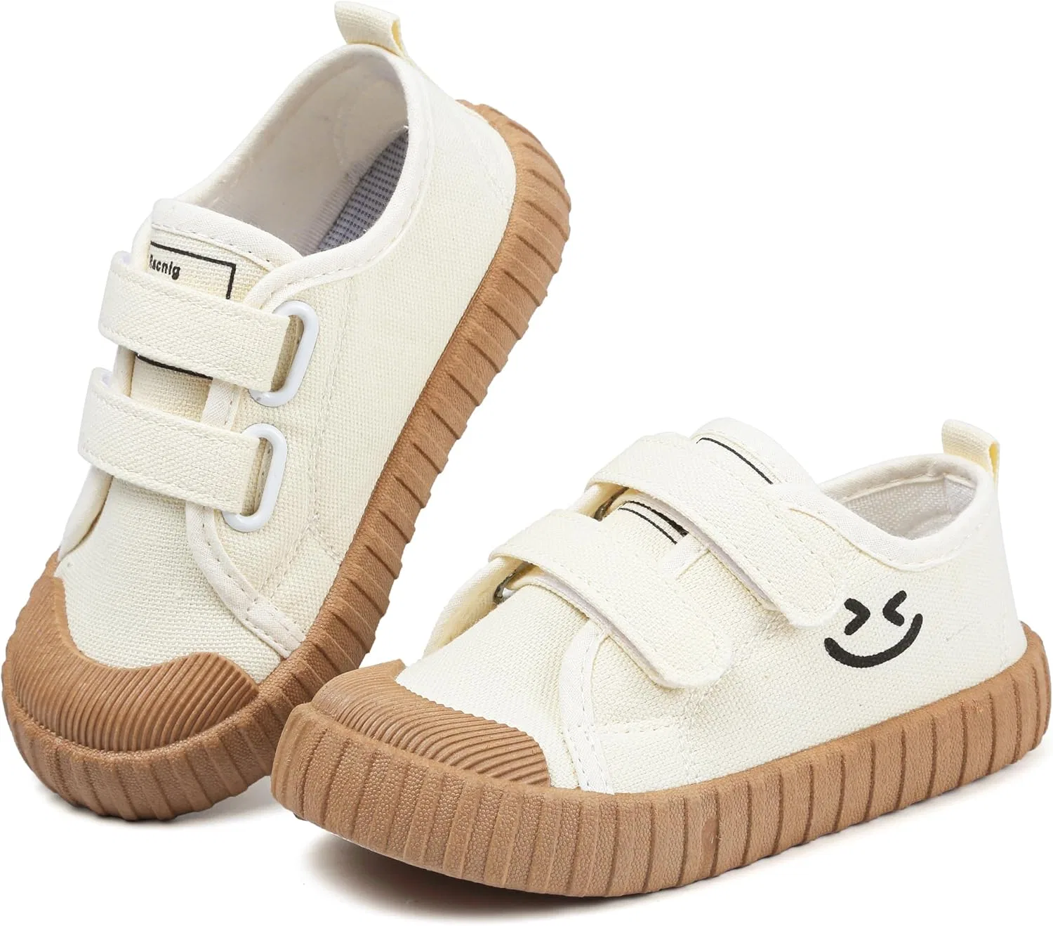 Детские кеды на липучках с принтом Chaoslook, Khaki