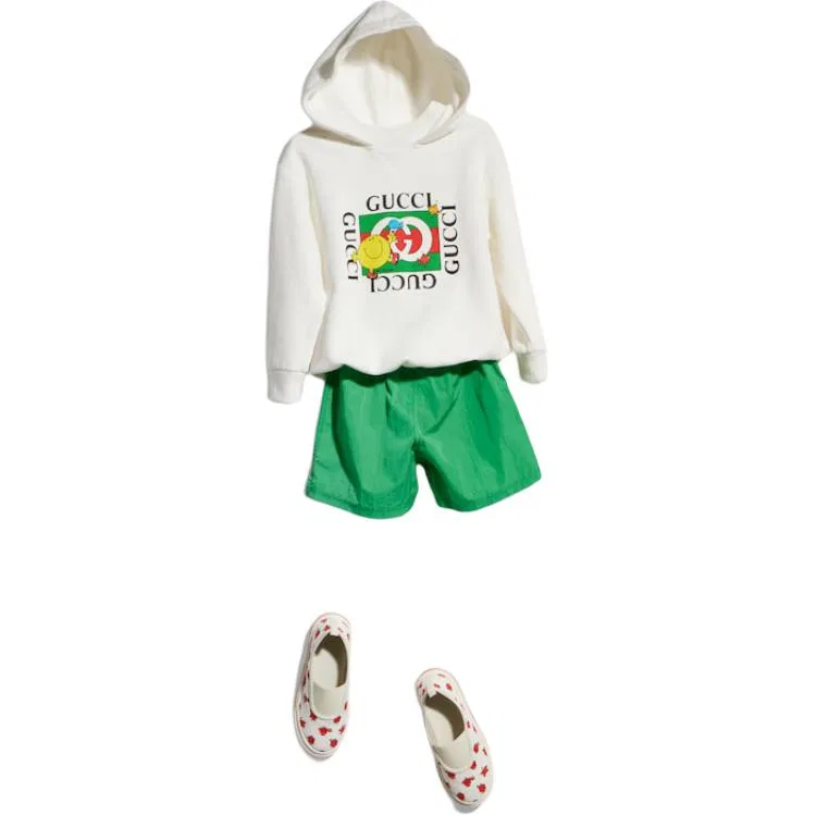 Детские шорты Green GUCCI — фото 4