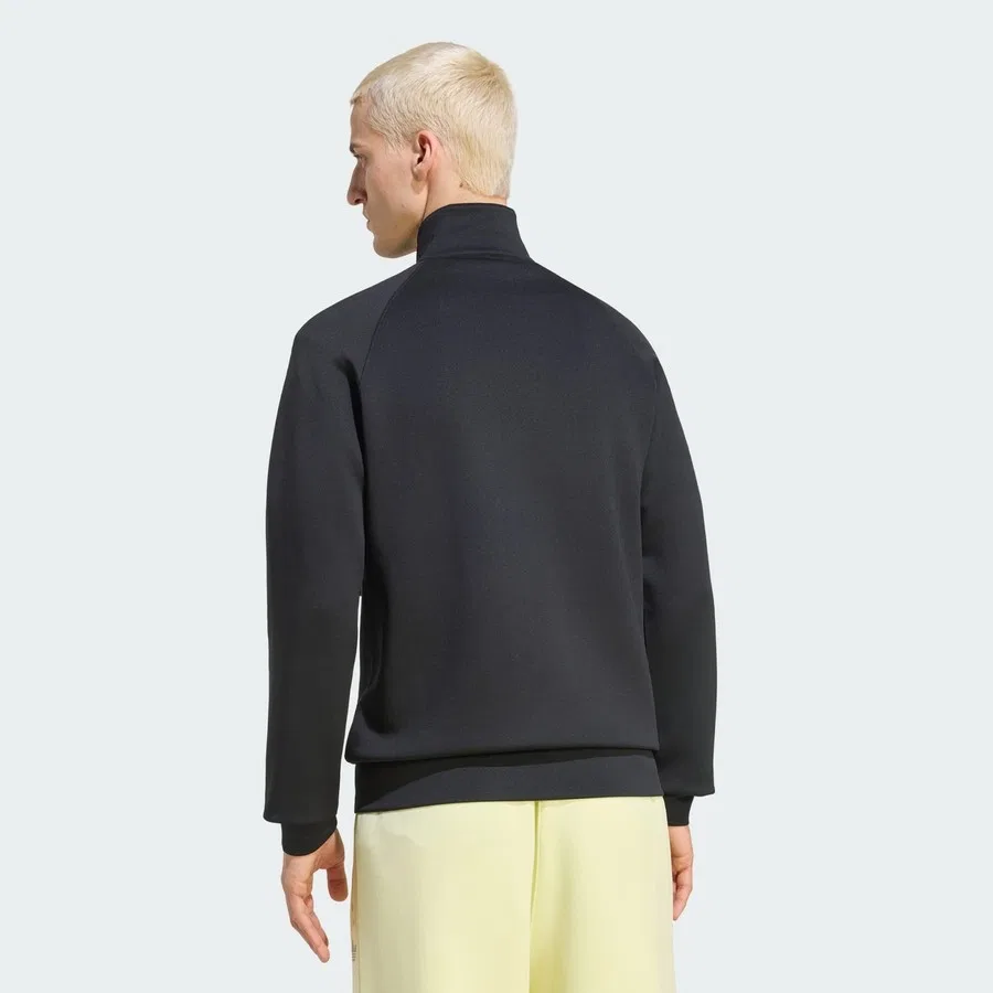 Спортивная кофта с молнией Trefoil Essentials Spacer Track Top adidas, Черный — фото 2