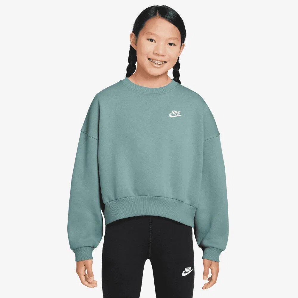 Детское худи с капюшоном Sportswear Club Fleece Bi Nike, Grun