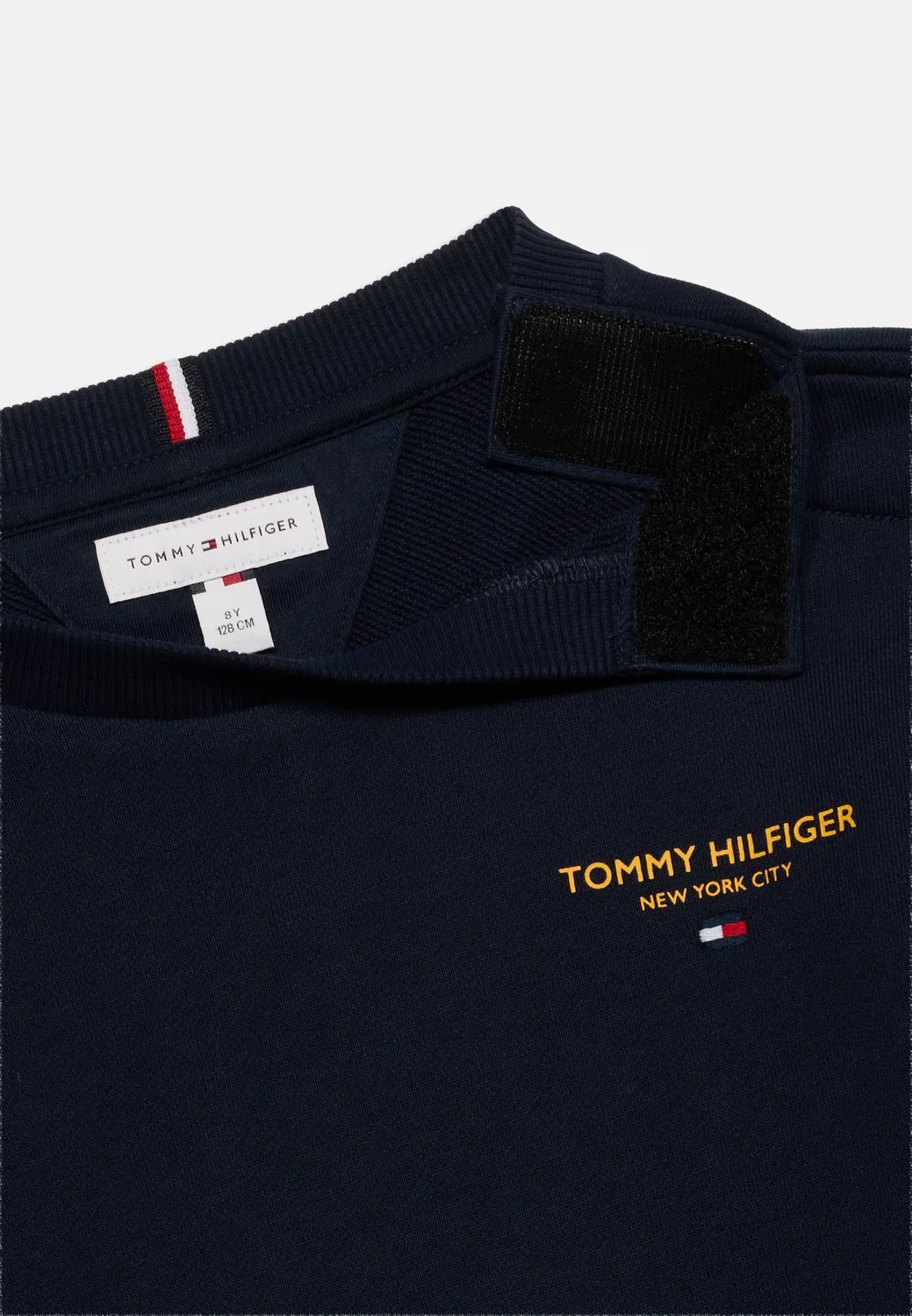 Толстовка унисекс с логотипом Tommy Hilfiger, Dark Blue — фото 3