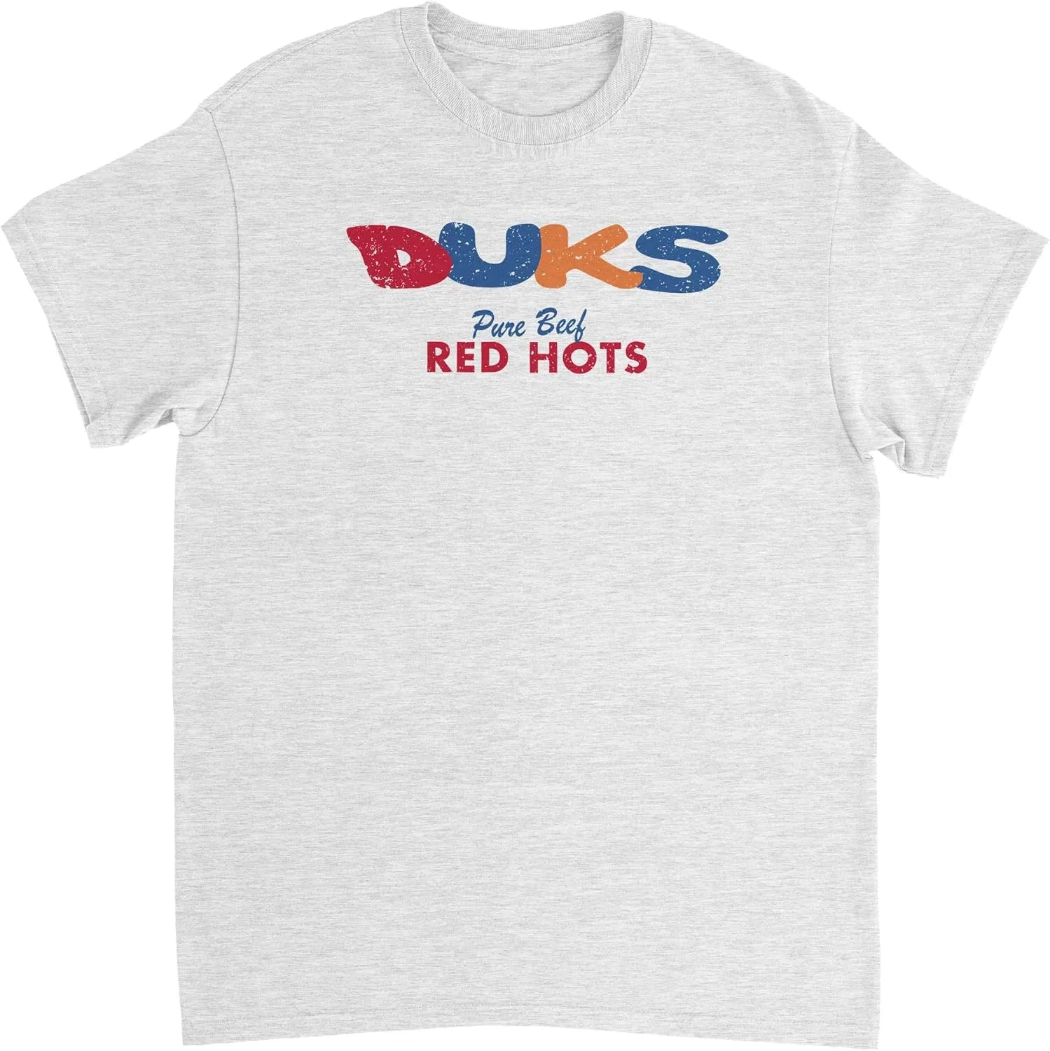 Футболка с логотипом DUK's Pure Beef Red Hots Regular Fit, Ash