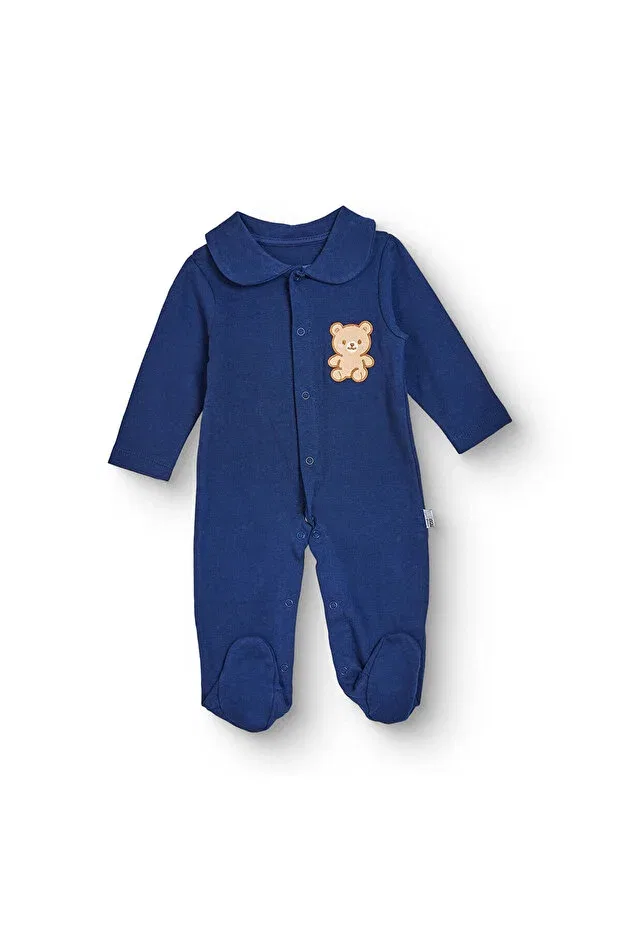 Детский комбинезон для мальчиков хлопковый Hellobaby Ebebek Hello Baby, Blue