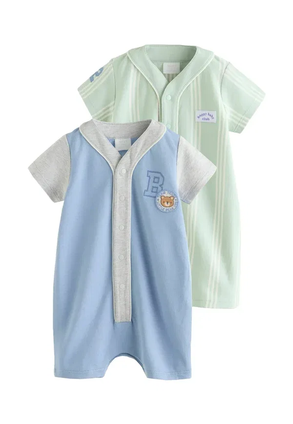 Комплект комбинезонов с животными Regular fit rompers 2 pack Next Blue, синий