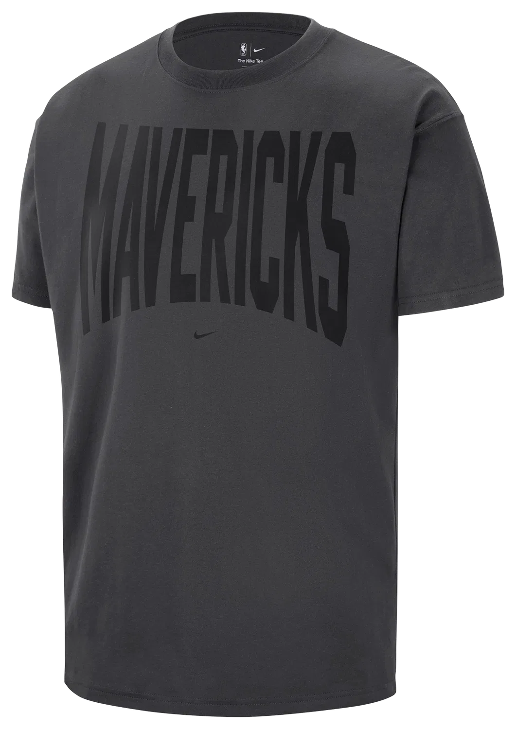 Мужская футболка из хлопка Mavericks Travel Nike, серый — фото 3