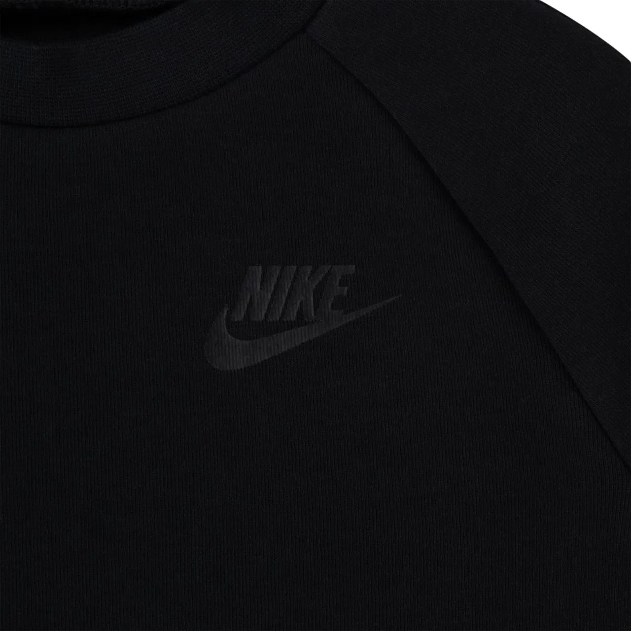 Детский комплект футболки и шорт с принтом Nike Tech Fleece T-Shirt Set, Nike, Black/Black — фото 3