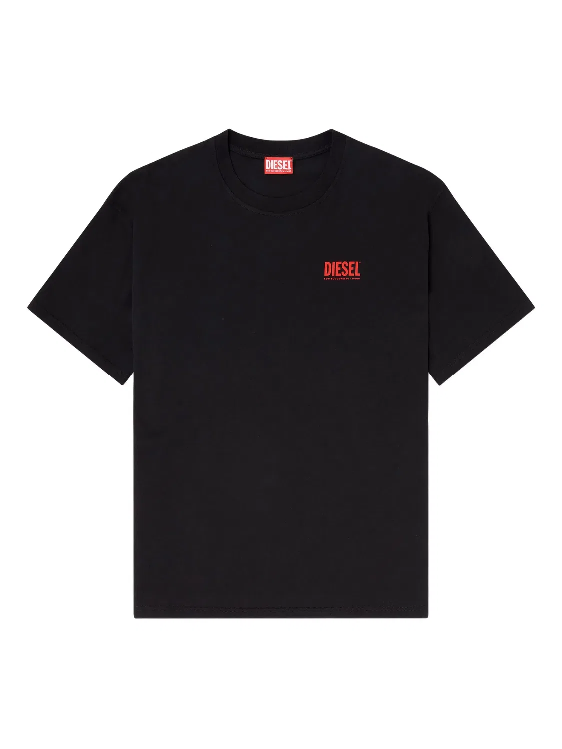 Футболка T-BOXT-BISK Черная Diesel, черный