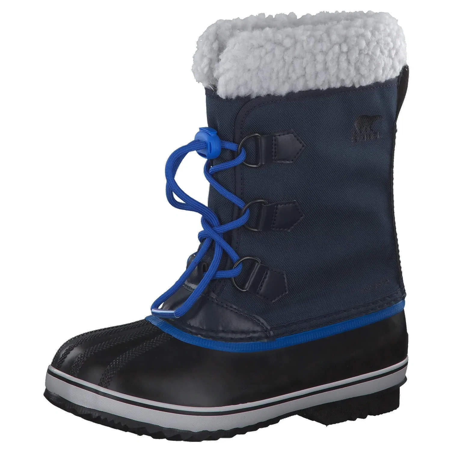 Детские зимние ботинки для мальчиков водонепроницаемые Yoot Pac Nylon Waterproof Sorel, Collegiate Navy X Super Blue