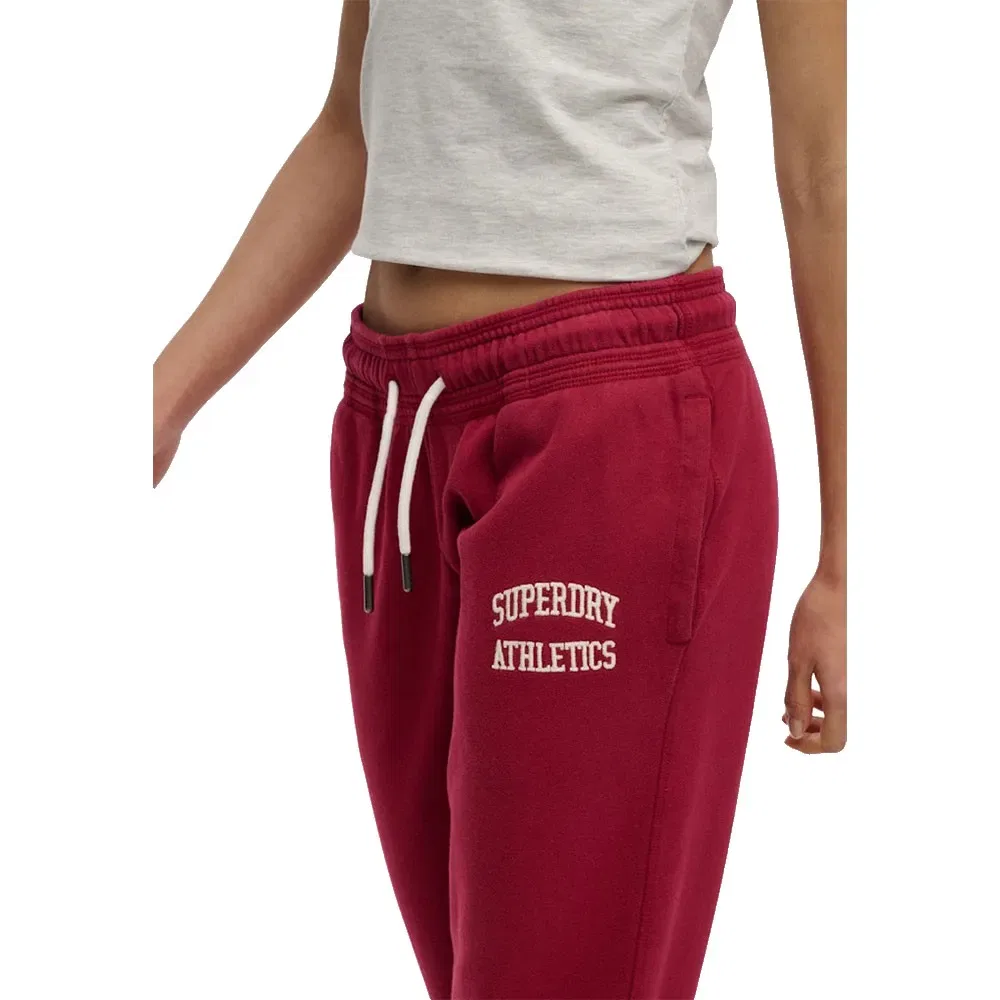 Спортивные брюки Superdry Athletic Low Rise Flare, красный — фото 4