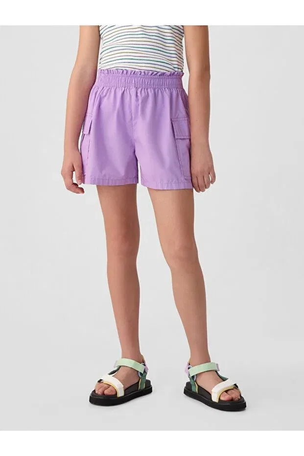 Детские шорты для девочек хлопковые Gap, Lila — фото 4