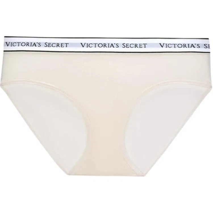 Женские трусы с хлопковым составом Victoria's Secret, 1 Pack (Ecru)