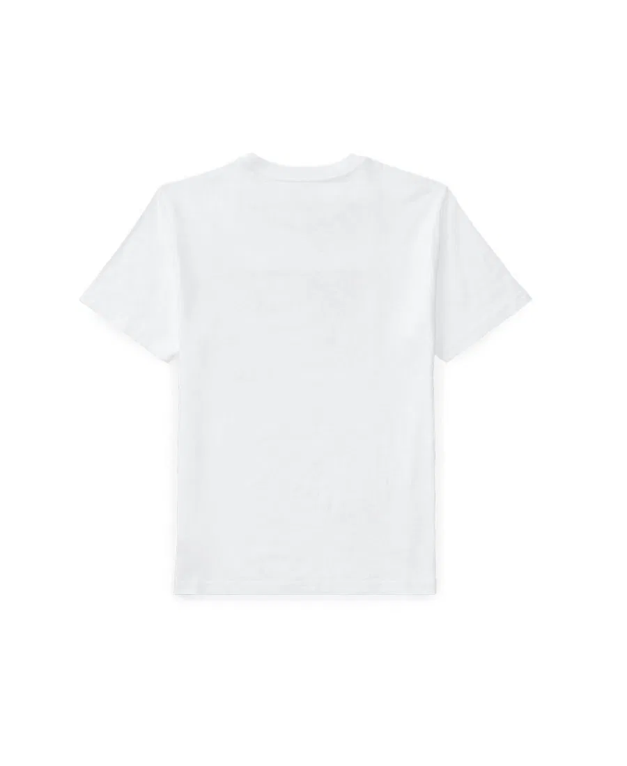 Футболка из хлопка с аппликацией Polo Ralph Lauren, White — фото 2
