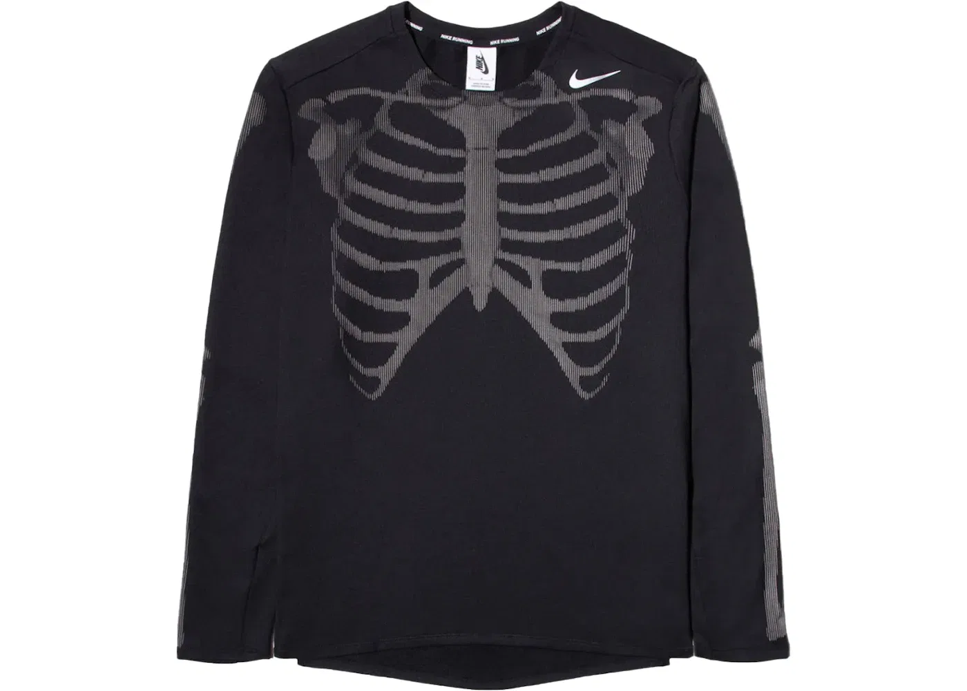 Мужская футболка с принтом Skeleton Top Nike, Black