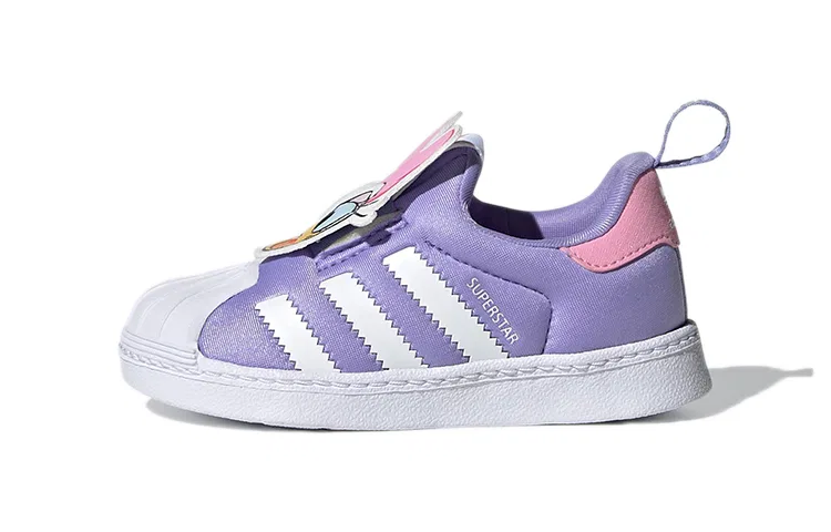 Детские кроссовки для малышей с принтом Disney SUPERSTAR 360, Adidas Originals, Purple