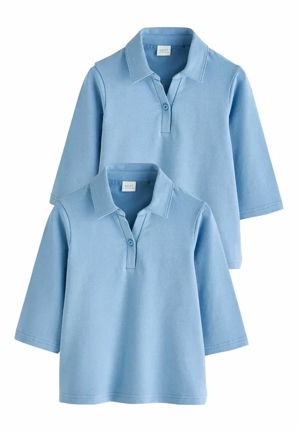 Футболка поло хлопковая эластан polo shirt Next Blue, синий