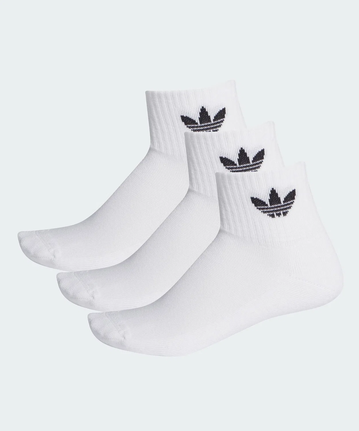 Мужские носки с логотипом, 3 пары Adidas Originals, White/Black