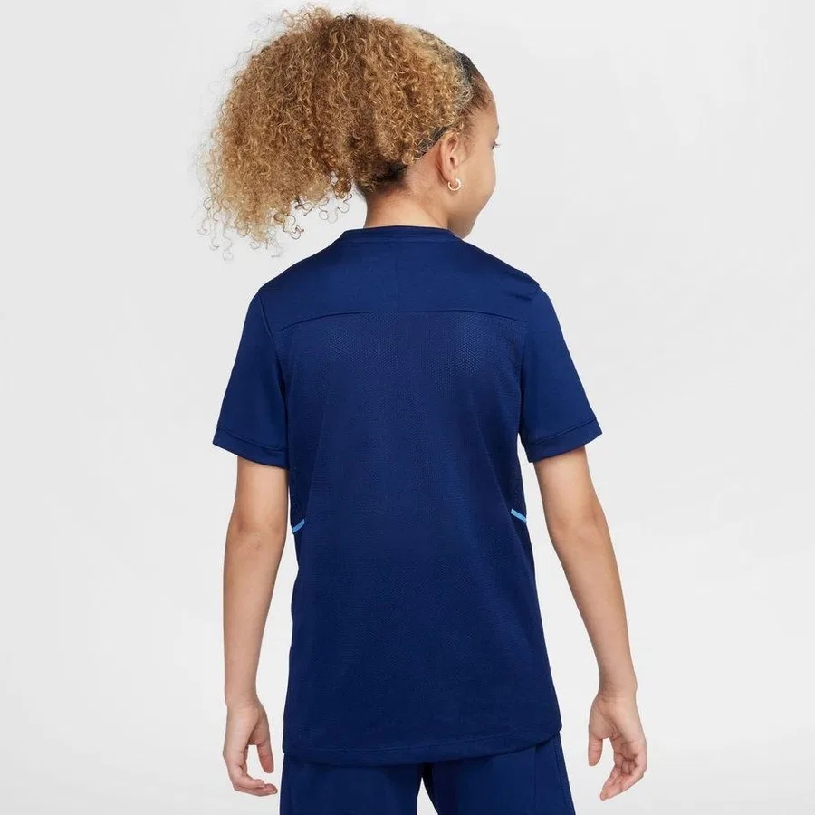 Детская футболка Nike Dri-FIT Academy 25 Top SS с коротким рукавом, Erling Haaland, Темно-синий — фото 4
