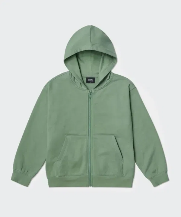 Свитшот с капюшоном оверсайз, Musinsa Standard Kids, Sage Green — фото 2